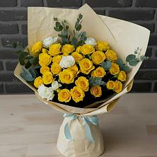 Букет цветов из:  Розы в Третьяках