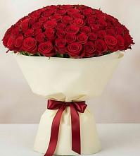 Букет 101 Красная роза Милано в Третьяках
