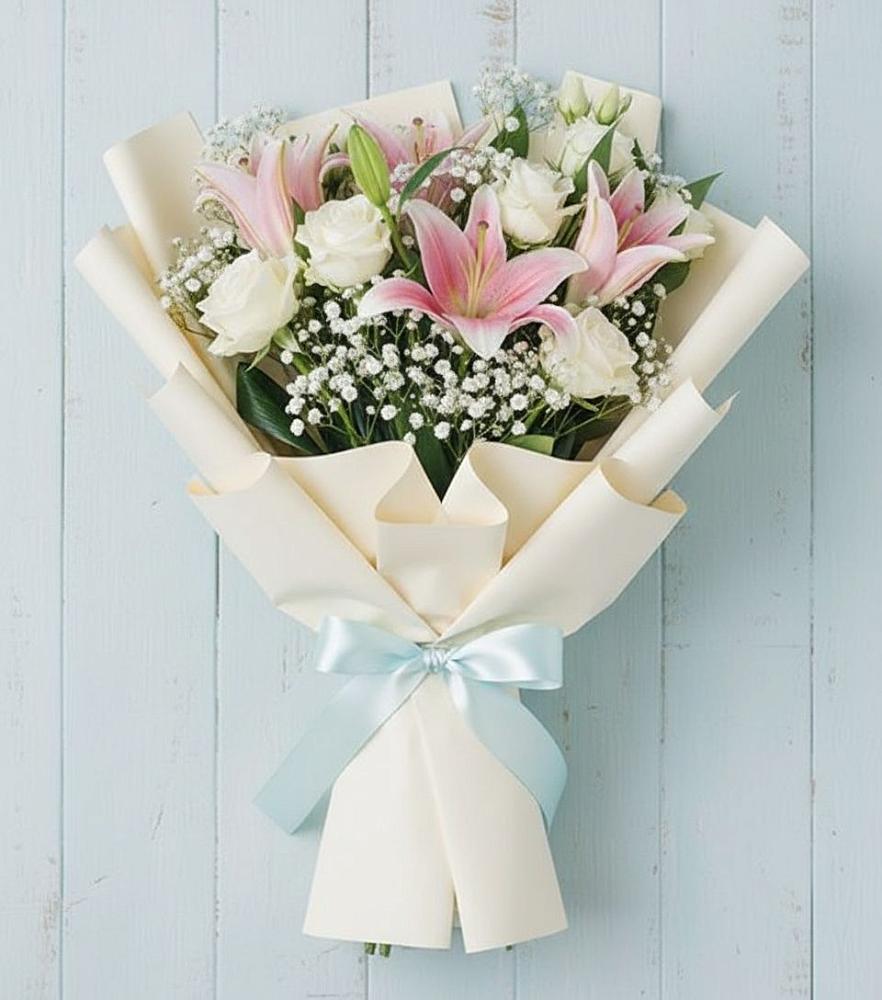 Букет цветов из: Лилии в Третьяках