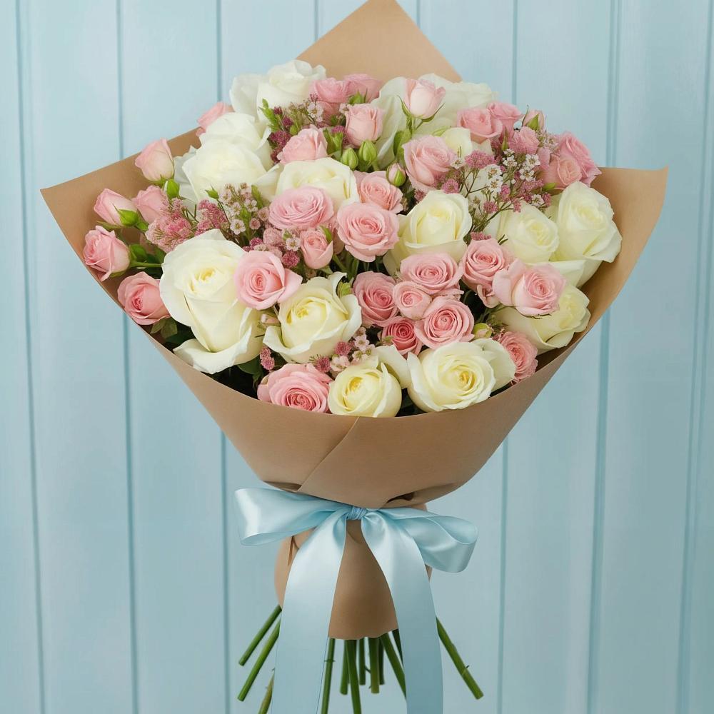 Букет цветов из: Розы в Третьяках