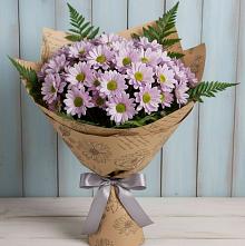 Букет цветов из:  Хризантемы #REPLACE_PRED# Третьяках