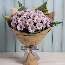 Букет цветов из:  Хризантемы в Третьяках