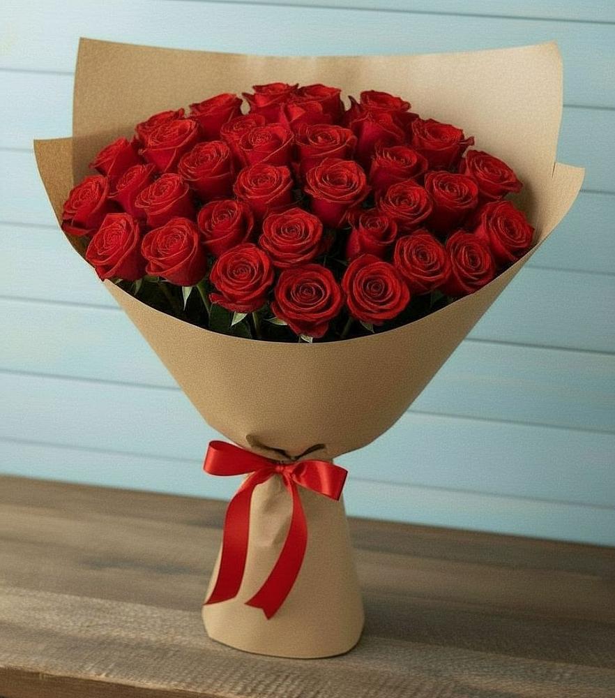 Букет Красные розы Милано в Третьяках