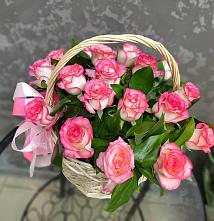 Цветочная композиция из Розы в корзине #REPLACE_PRED# Третьяках