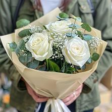 Букет цветов из:  Розы в Третьяках