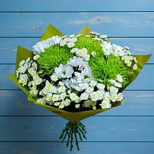 Букет цветов из:  Хризантемы в Третьяках