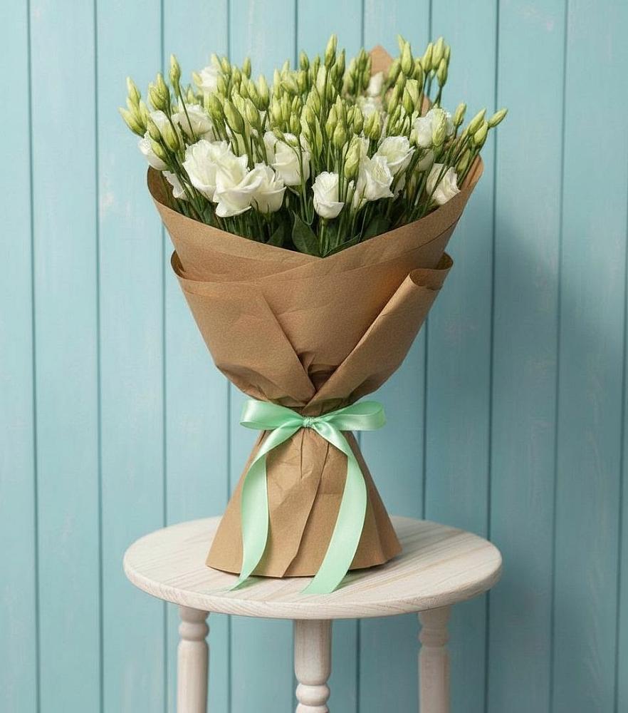 Букет цветов из: Лизиантусы в Третьяках