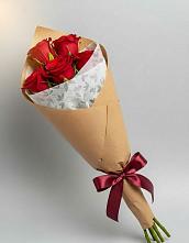 Букет цветов из:  Розы в Третьяках