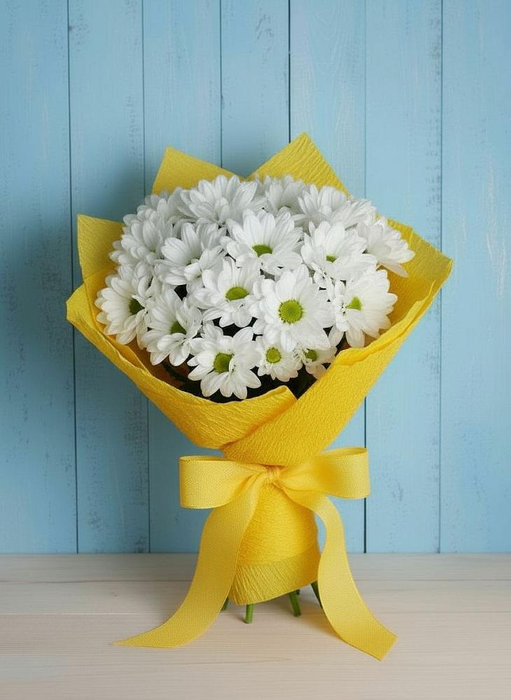 Букет цветов из: Хризантемы в Третьяках