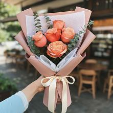 Букет цветов из:  Розы в Третьяках