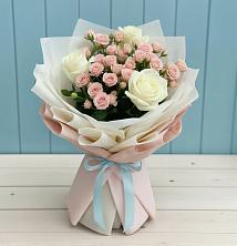 Букет цветов из:  Розы в Третьяках