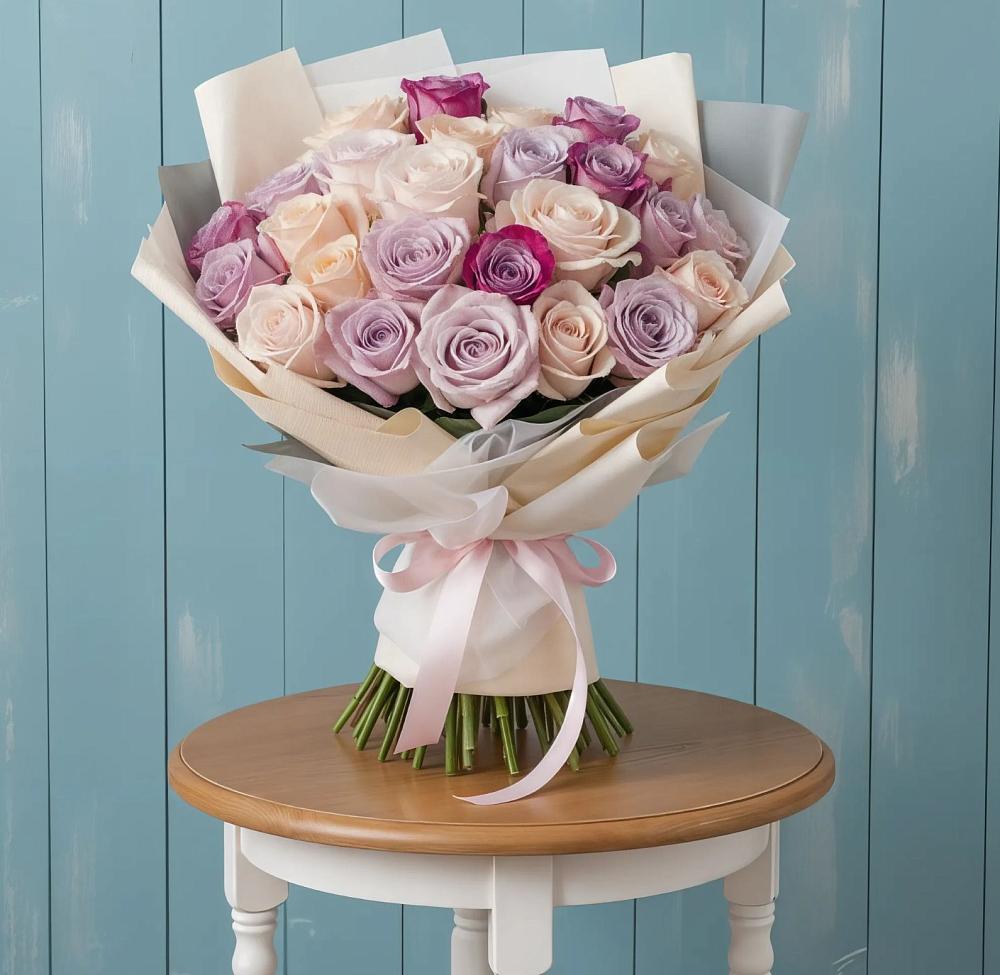 Букет цветов из: Розы в Третьяках