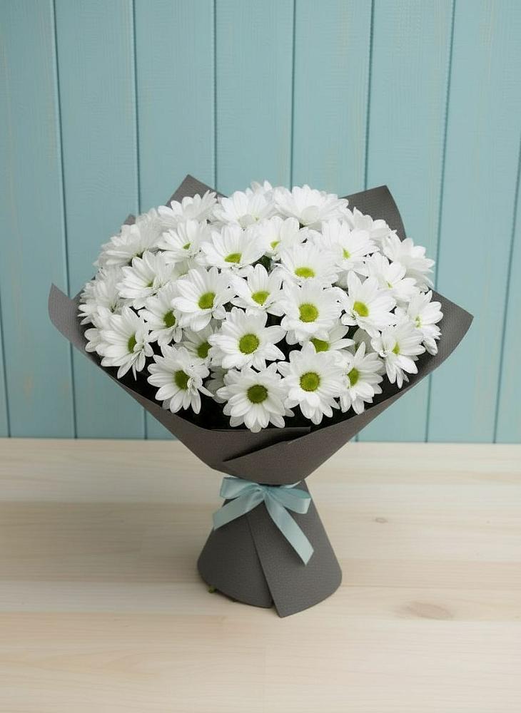 Букет цветов из: Хризантемы в Третьяках