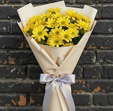 Букет цветов из:  Хризантемы в Третьяках