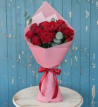 Букет цветов из:  Розы в Третьяках