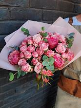 Букет цветов из:  Розы в Третьяках