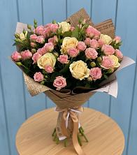 Букет цветов из:  Розы в Третьяках