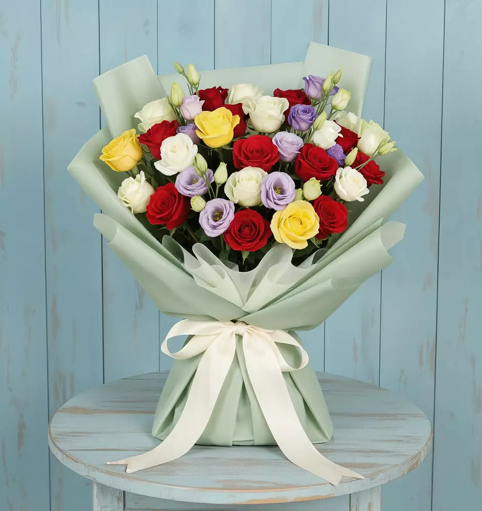 Букет цветов из: Розы в Третьяках